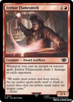 MTG Erebor Flamesmith Card #122 Universes Beyond: The Lord of the Rings: Tale... - Image 1