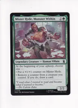 MAGIC THE GATHERING MTG MARVEL SUPER HEROES MISTER HYDE, MONSTER WITHIN - Image 1