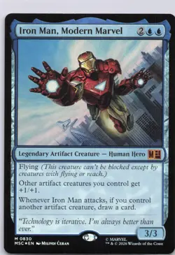 Commander: Marvel Super Heroes #830 Iron Man, Modern Marvel Foil - Image 1