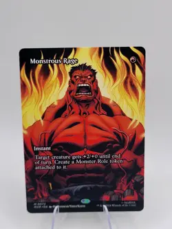 Monstrous Rage (Borderless) Marvel Universe Eternal-Legal Regular - Image 1