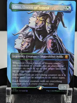 MTG Omo Queen of Vesuva RIPPLE FOIL NM Modern Horizons 3 MH3 #0141 Borderless - Image 1