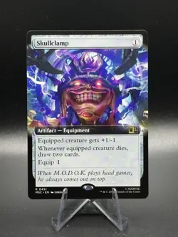 Skullclamp 0451(Extended art Regular) MTG: MSC- NM - Image 1