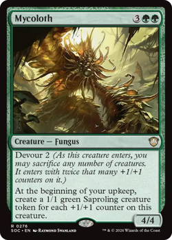 MTG Magic 1x Mycoloth (M/NM) Commander Secrets of Strixhaven - Image 1