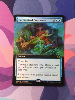 Harmonized Crescendo - Foil Extended | *% Off 2+ | Lorwyn Eclipsed | NM | MTG - Image 1