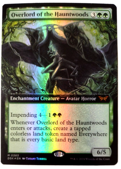 Overlord of the Hauntwoods (Extended Art) - Duskmourn - FOIL - EN - M 0383 - Image 1