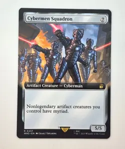 MTG Cybermen Squadron #457 Extended Art Universes Beyond: Doctor Who - Near Mint - Image 1