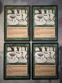 4x Fog- Mirage- NM/LP- Mtg Magic The Gathering Cards- Free Shipping - Image 1