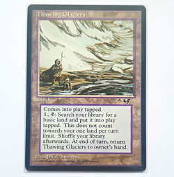 Wizards of the Coast Thawing Glaciers MTG Alliances Rare Regular English 1996 - Image 1