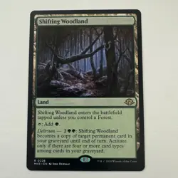 MTG Shifting Woodland #228 Modern Horizons 3 MH3 NM Nonfoil Rare Land - Image 1