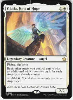 Giada, Font of Hope 141 Rare Foundations Magic: The Gathering Near Mint - Image 1