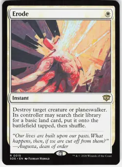 Erode 15 Rare Secrets of Strixhaven Magic: The Gathering Near Mint - Image 1