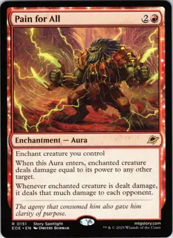 Pain for All 151 Rare Edge of Eternities Magic: The Gathering Near Mint - Image 1