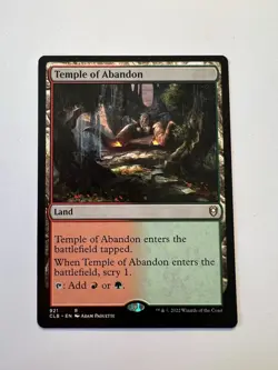 Temple of Abandon - MTG Commander Legends: Battle for Baldur's Gate - NM - Image 1