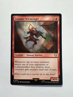 Frontier Warmonger - The Lord of the Rings: Tales of Middle-earth Commander - NM - Image 1