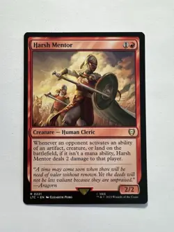 Harsh Mentor - MTG The Lord of the Rings Tales of Middle-earth: Commander - NM - Image 1