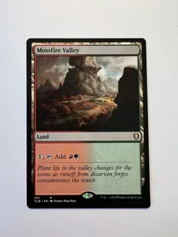 Mossfire Valley - MTG Commander Legends: Battle for Baldur's Gate - NM - Image 1