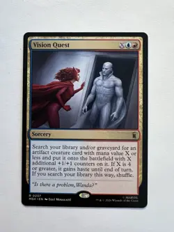 Vision Quest - MTG Marvel Super Heroes - NM - Image 1