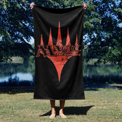 Magic the Gathering Retro Orange Logo Microfiber Beach Towel 30X60 Inches - Image 1