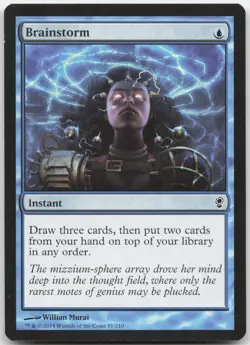Brainstorm - Conspiracy - Common - Magic: The Gathering - Image 1