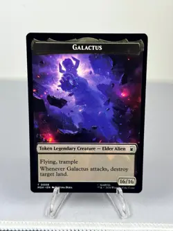 Galactus // Squirrel Double-Sided Token 008/014 Holo Marvel Magic: MTG Near Mint - Image 1
