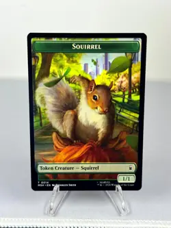 Galactus // Squirrel Double-Sided Token 008/014 Holo Marvel Magic: MTG Near Mint - Image 2