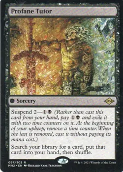 MTG: Modern Horizons 2: Profane Tutor: Lightly Played Condition - Image 1