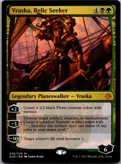 Vraska, Relic Seeker 232 Mythic Ixalan Magic: The Gathering Lightly Played - Image 1