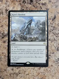 Karn's Bastion R War of the Spark 248 Near Mint Never Played Commander EDH - Image 1
