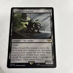 MTG Orcish Bowmasters 103 LTR Rare Regular Black Creature English 2023 NM BB - Image 1