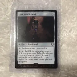 Wizards of the Coast MTG Luck Bobblehead Fallout Uncommon U 0135 EN - Image 1