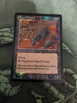 MTG Magic the Gathering Fog of Gnats (53/143) Urza's Legacy LP FOIL - Image 1