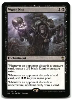 Waste Not 117 Magic_the_gathering Commander 2016 - Image 1