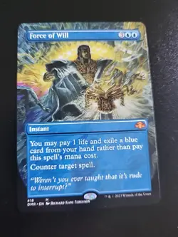 Force of Will (Borderless) Dominaria Remastered Regular - Image 1
