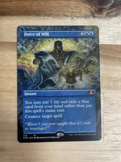 Force of Will (Borderless) Dominaria Remastered Regular - Image 1