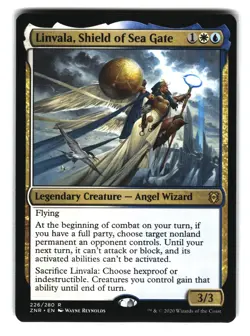Magic the Gathering Linvala Shield of Sea Gate ZNR 226/280 Zendikar Rising MTG - Image 1