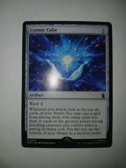 MTG - Cosmic Cube - Marvel Super Heroes - Mythic - NM - Magic the Gathering - Image 1