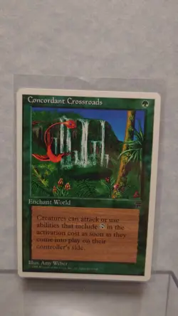 Magic the Gathering - Concordant Crossroads - 1995 Chronicles - Lightly Played - Image 1