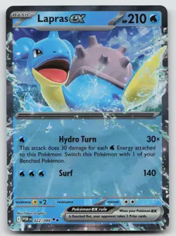 Lapras ex 022/088 Holo Perfect Order Pokemon NM AA64 - Image 1