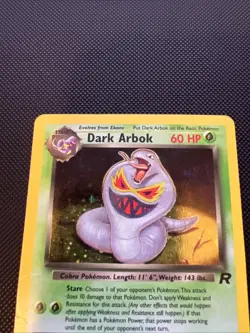 Dark Arbok 2/82 Team Rocket Rare Holo Unlimited Holo Pokemon - Image 4