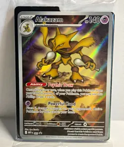 The Pokemon Company Pokemon TCG Alakazam 009 ME Promo Holo 140 HP Stage 2 EN - Image 1
