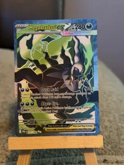 Pokemon TCG Mega Darkrai Ex 101/084 Holo Rare Mega Evolution Pitch Black - Image 1