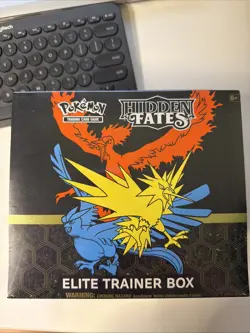 Hidden Fates ETB Elite Trainer Box Brand New Factory Sealed Pokemon - Image 1