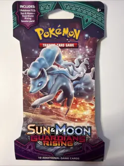 Pokemon Sun & Moon Guardians Rising Sleeved Booster Pack Factory Sealed - Image 1
