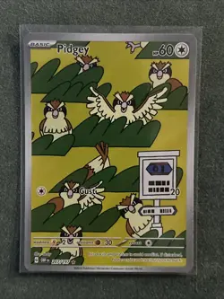 Pokemon TCG Obsidian Flames 207/197 Pidgey Illustration Rare - NM - Image 1