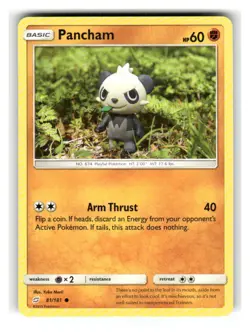 Pancham 81/181 Common Team Up Pokemon Near Mint - Image 1