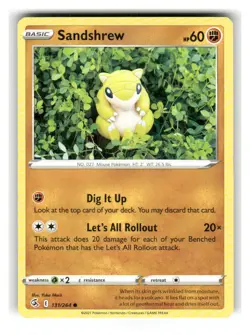 Sandshrew 131/264 Common Fusion Strike Pokemon Near Mint - Image 1
