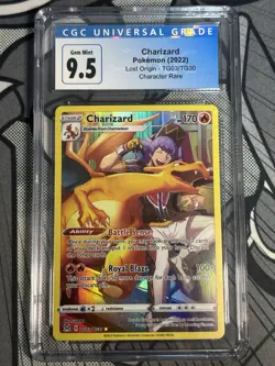Charizard TG03/TG30 Pokemon Lost Origin Character Rare CGC 9.5 New 10 Gem Mint - Image 1