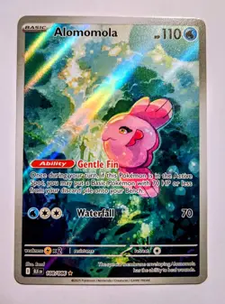 Alomomola 108/086 Black Bolt Illustration Rare Pokemon TCG NM - Image 1