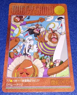 [SC] ya133 Bandai 2000 Carddass One Piece Visual Adventure Card 77 Buggy Gang Vo - Image 1