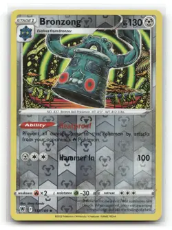 Bronzong Reverse Holo Uncommon Astral Radiance 112/189 Pokemon Lightly Played - Image 1